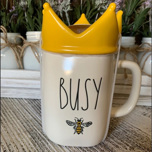 Queen Bee Crown Coffee Cup Mug Rae Dunn - Picture 4 of 4